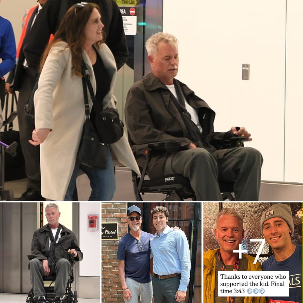 Frail Eric Dane, 52, maneuvers wheelchair through LAX after family member’s moving gesture to him amid ALS battle