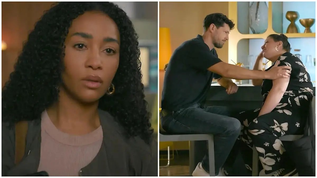 AWZ-Folge vom 19.09.25 auf RTL+: Imani beobachtet Vanessa und Jan an der Bar